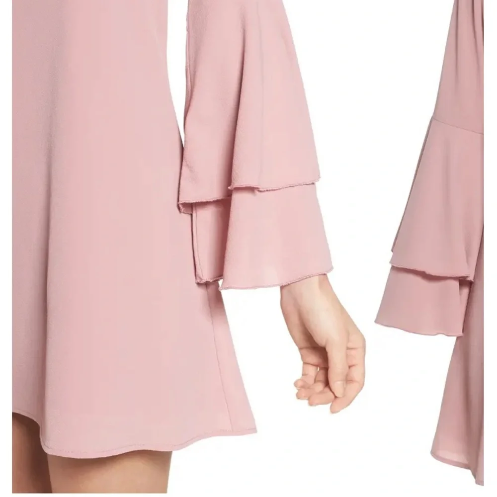 Mary & Mabel vneck bell sleeve slip over fully lined dress size small - Picture 9 of 9